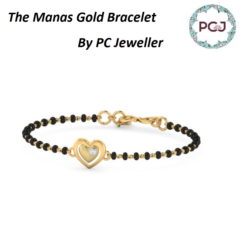 The Manas Gold Bracelet By PC Jeweller