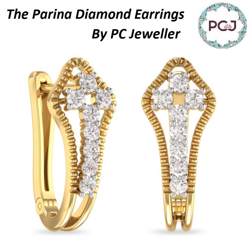 The Parina Diamond Earrings By PC Jeweller