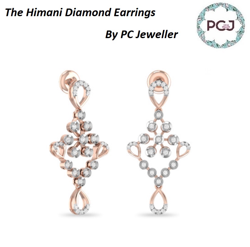 The Himani Diamond Earrings By PC Jeweller