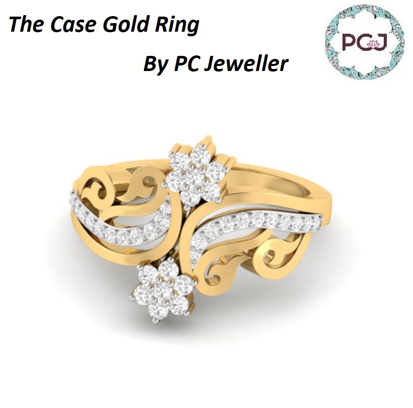 The Case Gold Ring By PC Jeweller