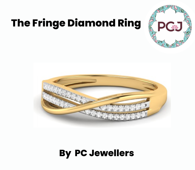 The Fringe Diamond Ring By PC Jeweller