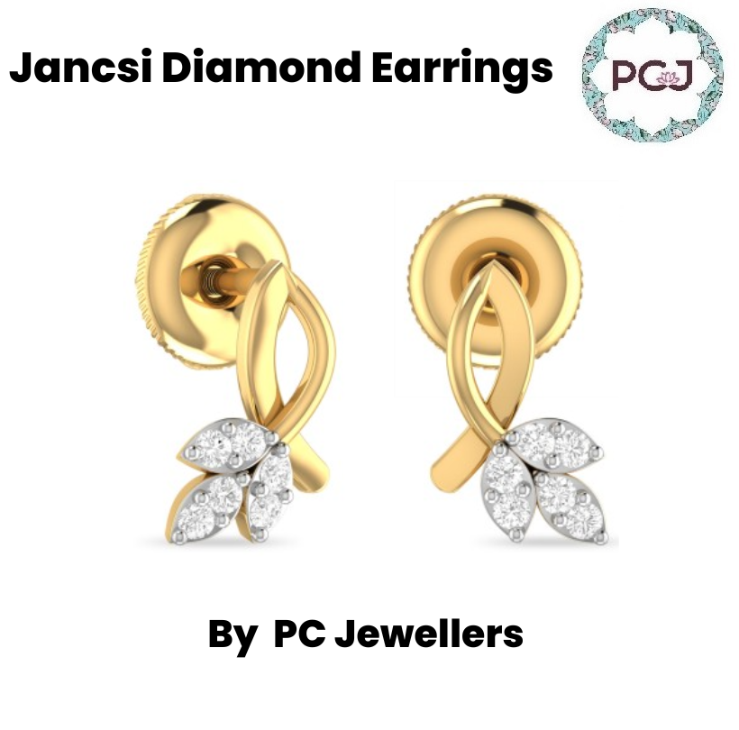 Buy Darling Jancsi Diamond Earrings By PC Jeweller