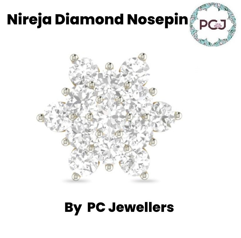 Stylish Nireja Diamond Nosepin By PC Jeweller