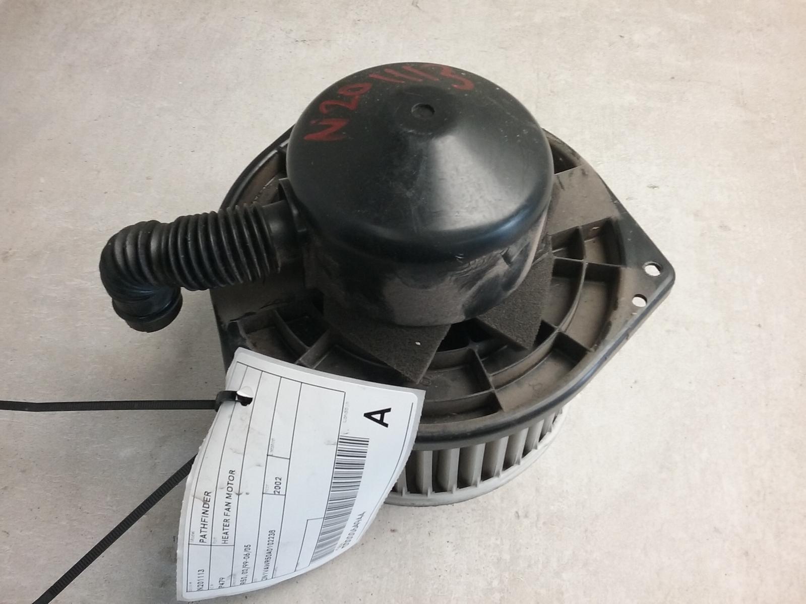 NISSAN PATHFINDER HEATER FAN MOTOR R50, 02/99-06/05