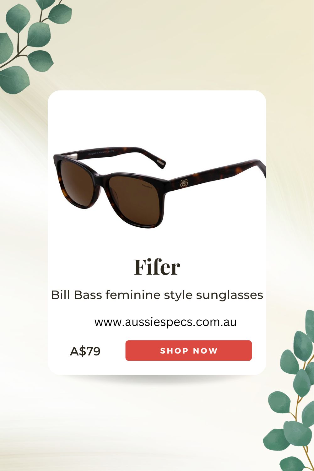 Bill Bass Fifer | Buy Sunglasses Coffs Harbour