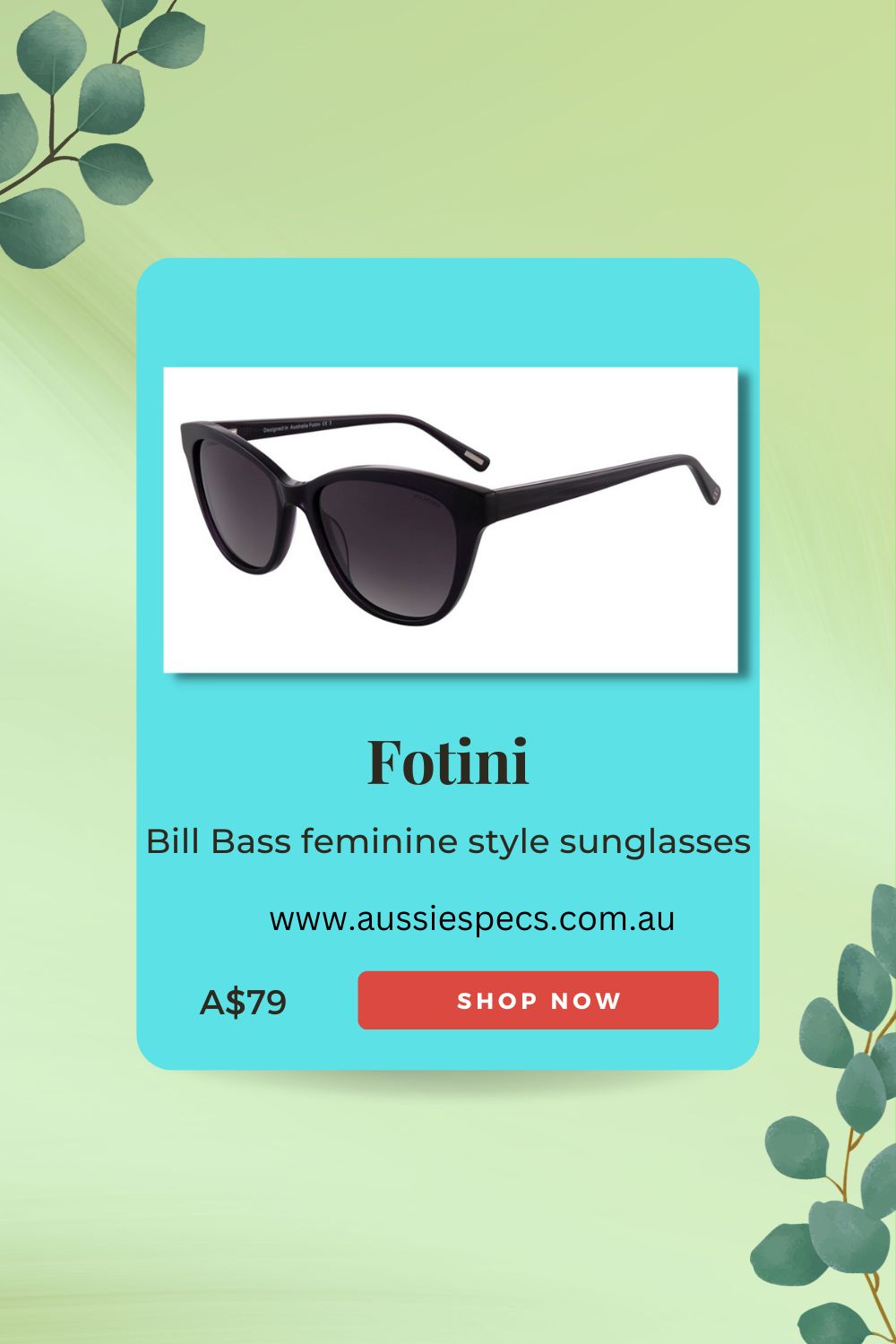 Bill Bass Fotini | Buy Sunglasses Coffs Harbour