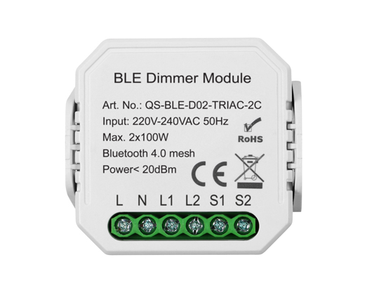 2 Gangs Bluetooth Dimmer Module