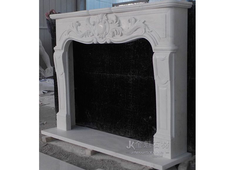 Custom Popular Design Hand Carved Decorative Fireplace Mantles