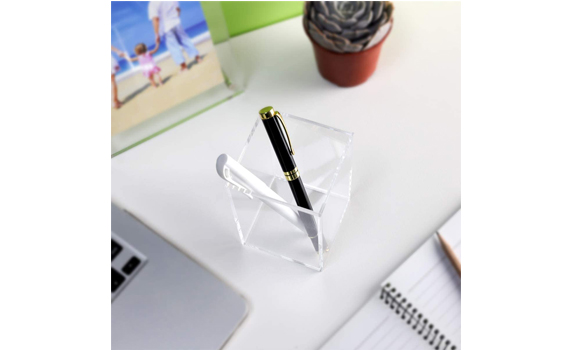 CLEAR ACRYLIC PEN HOLDER FOR SALE