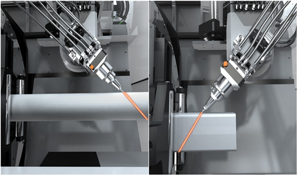 3D 5-axis Laser Tube Cutting Machine P2060A-3D / P3080A-3D