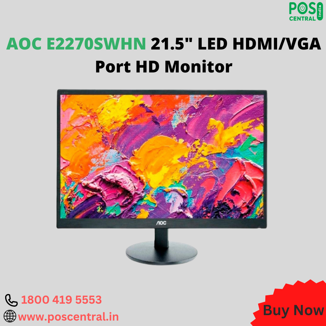 Get the AOC E2270SWHN 21.5-inch LED Display with VGA and HDMI Ports Online