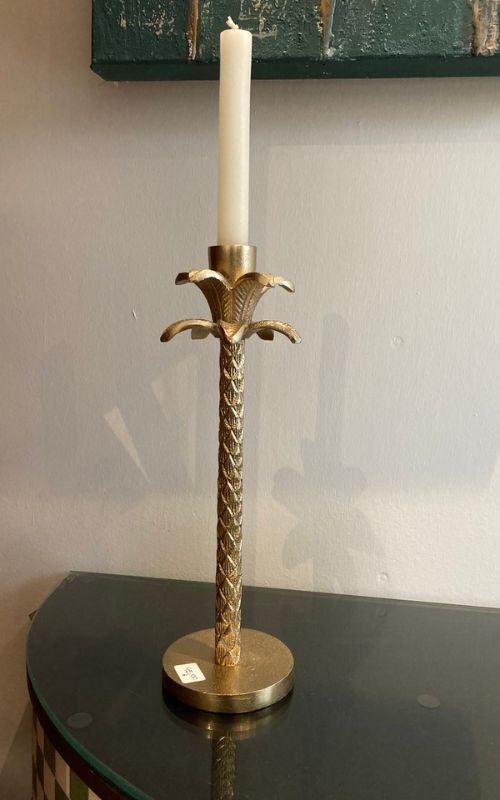 Golden phoenix candlestick