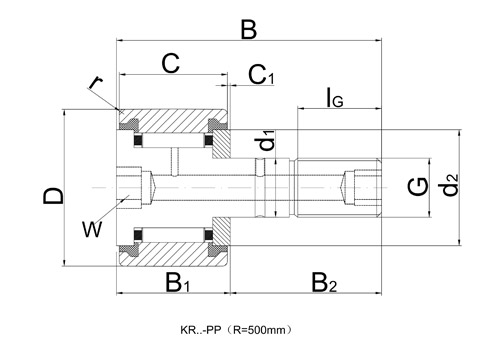 KR 72 PP/ CF 24-1 BUUR Cam Follower