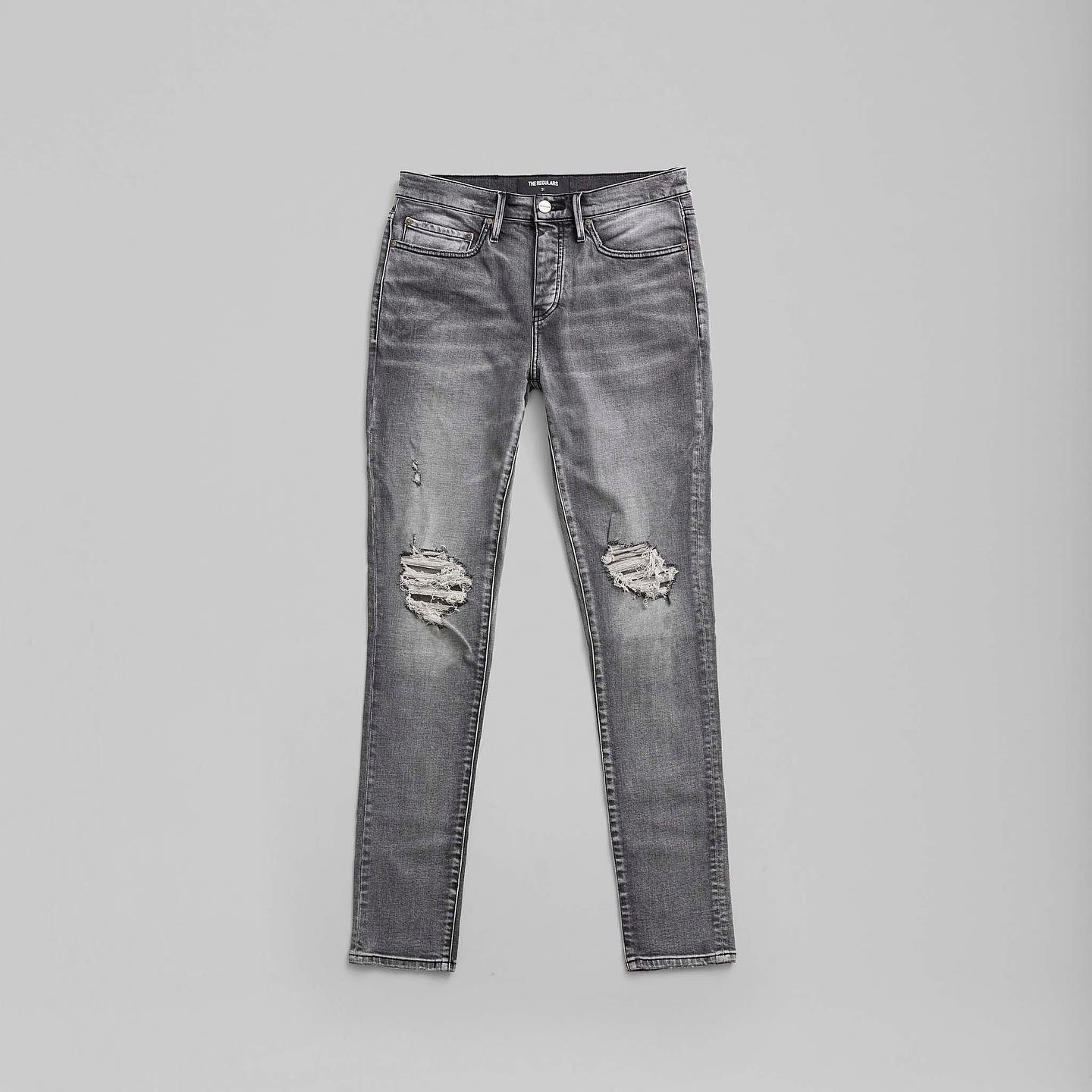 Faded Grey Skinny Jean Online