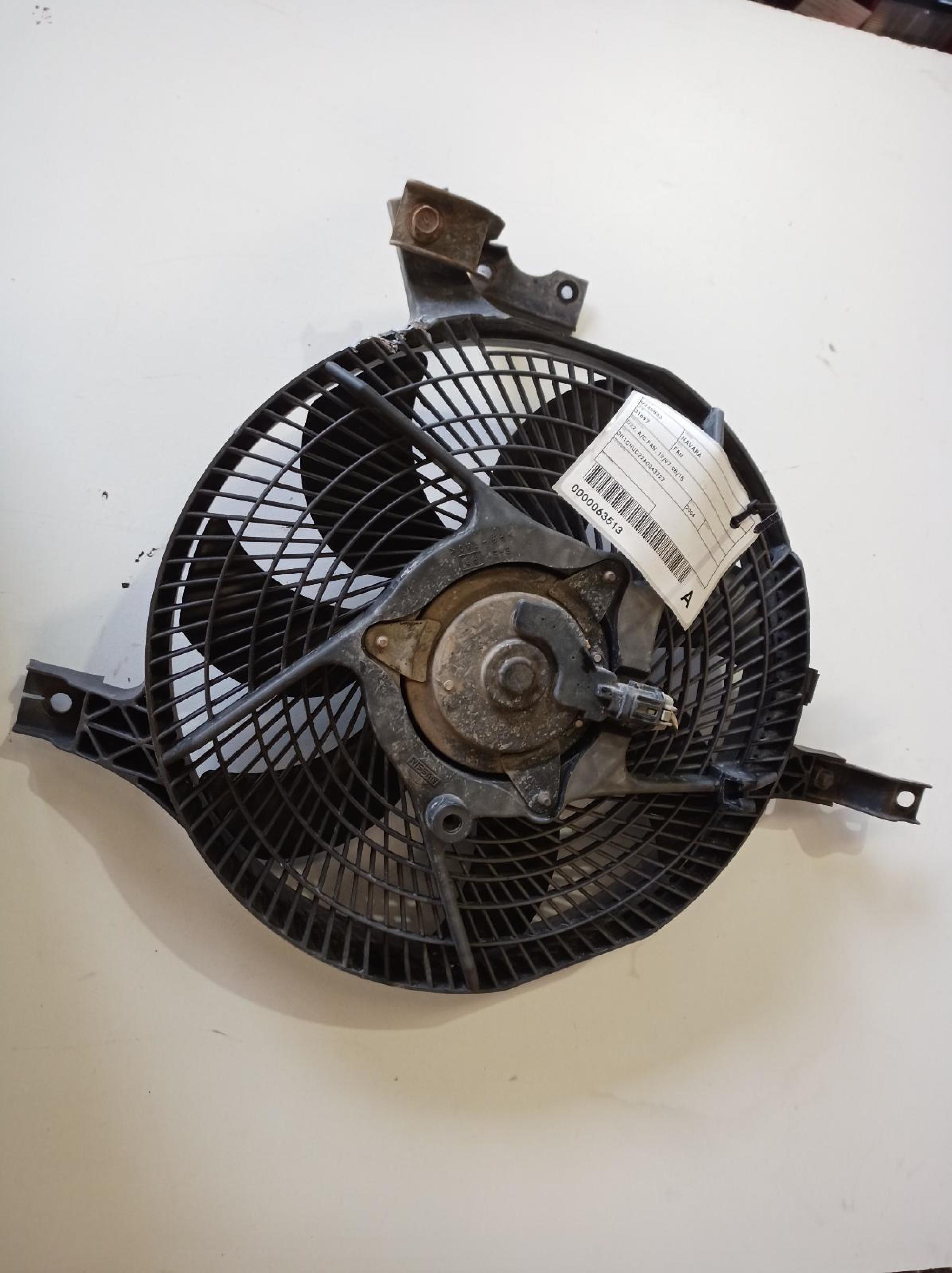 NISSAN NAVARA FAN D22, A/C FAN, 12/97-08/15, ZD30