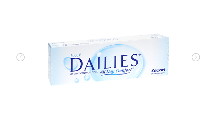 Focus Dailies All Day Comfort contact lenses