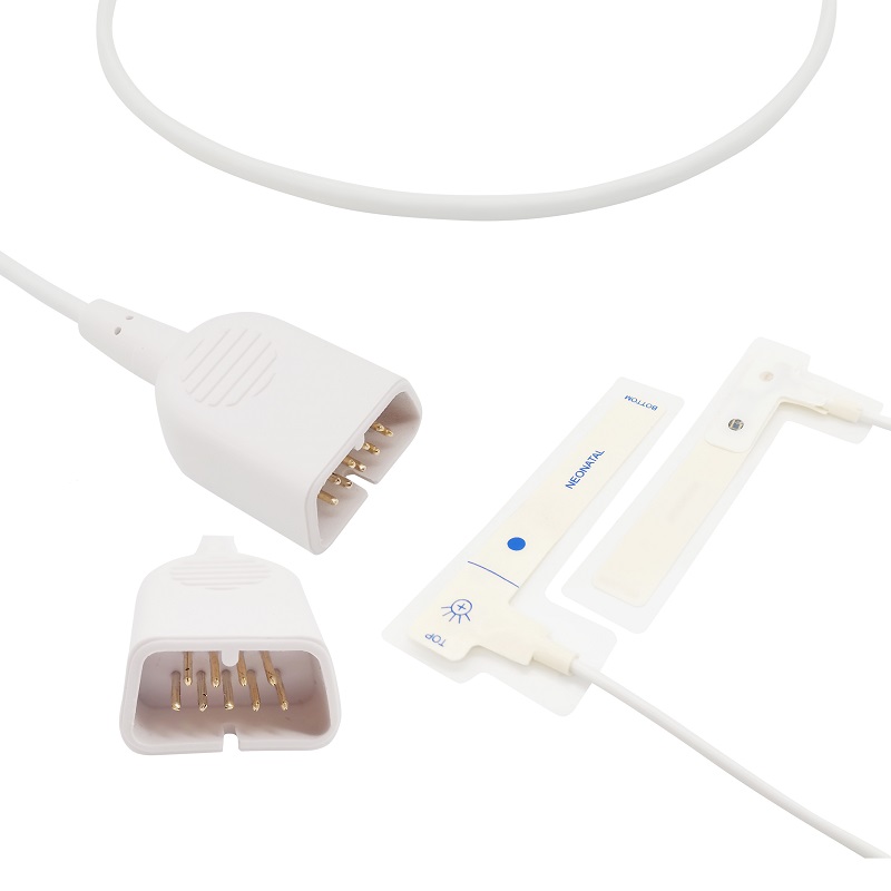 A1411-SN01 Nihon Kohden Compatible Neonatal Disposable SpO2 Sensor with 90cm Cable DB9(9pin)