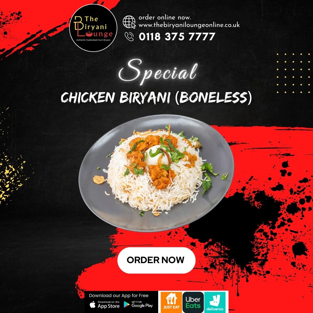 Chicken Biryani Boneless