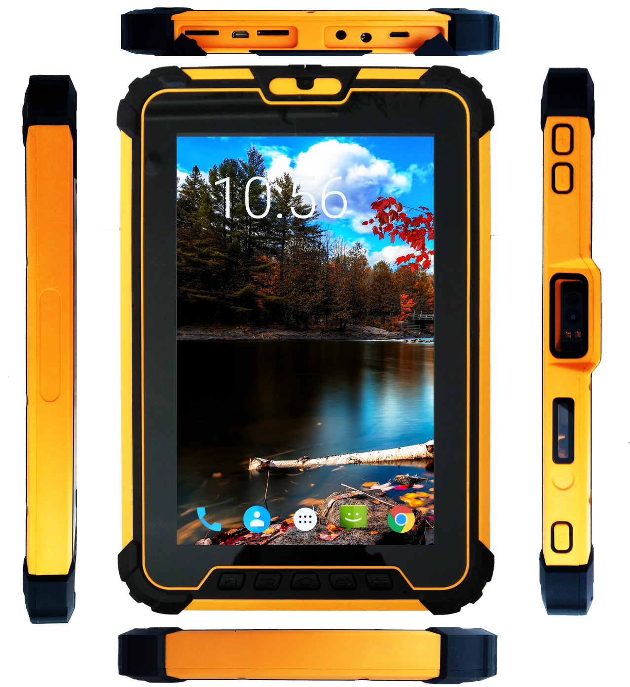 LQQ X80S 8 Inch Waterproof Rugged Tablet PC RAM 4G ROM 64G Android 9.0 Fbi Fingerprint NFC RFID for Passport Uzbekistan