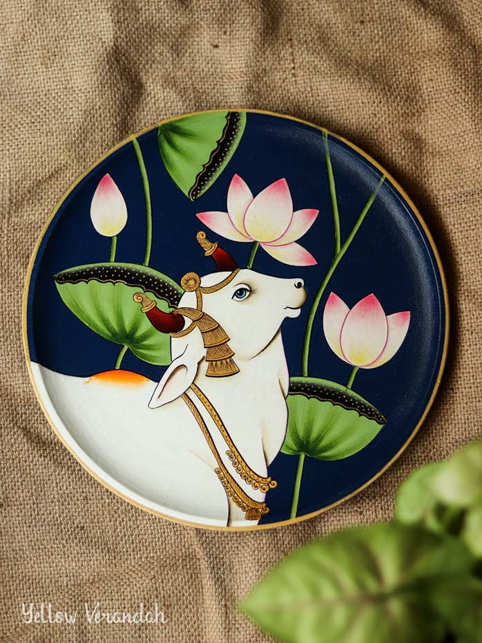 Pichwai Handpainted Wall Plate