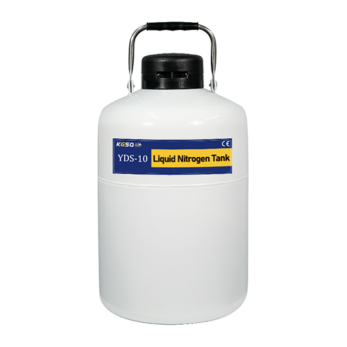 KGSQ Liquid Nitrogen Container 10L Low Temperature Dewar Semen Tank YDS-10