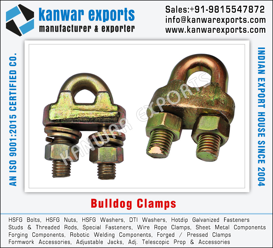 Bulldog Clamps manufacturers exporters in India Ludhiana https://www.kanwarexports.com +91-9815547872