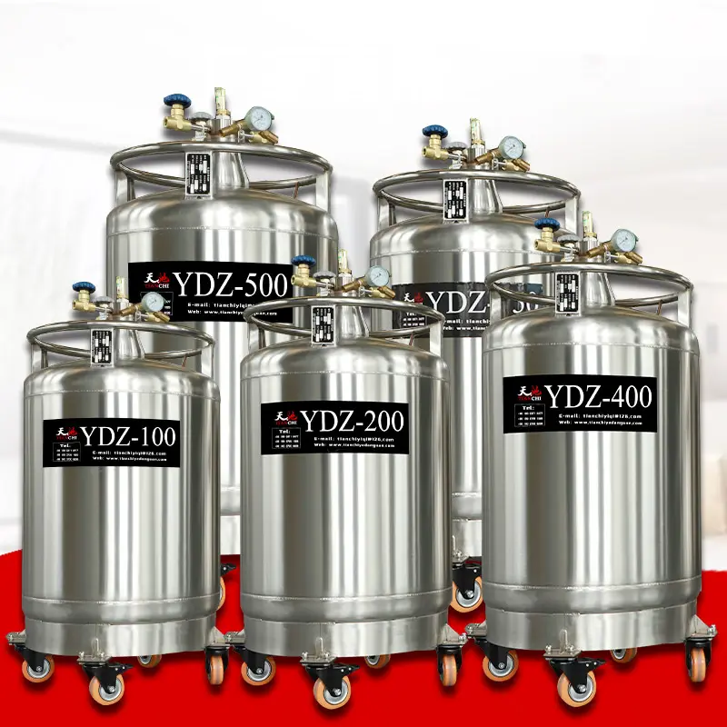 Stainless steel liquid nitrogen tank YDZ-175 automatic replenishment device