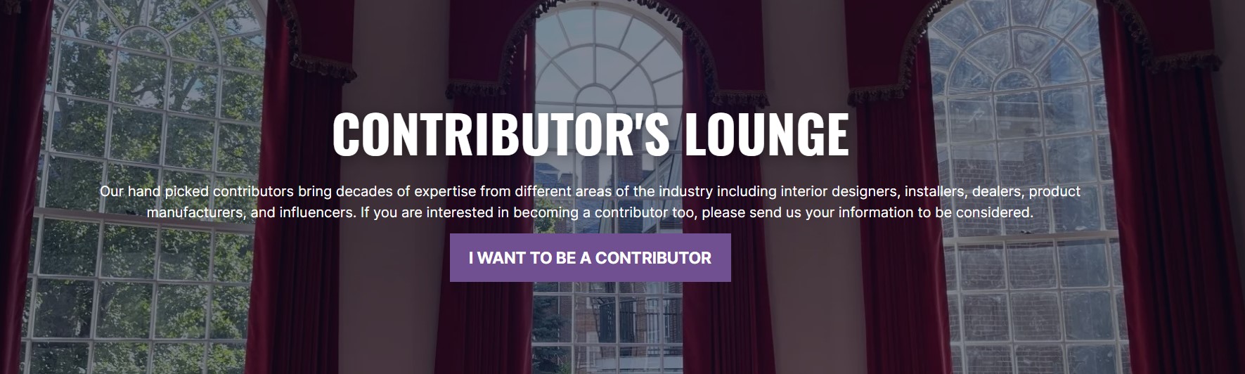 Contributor's Lounge