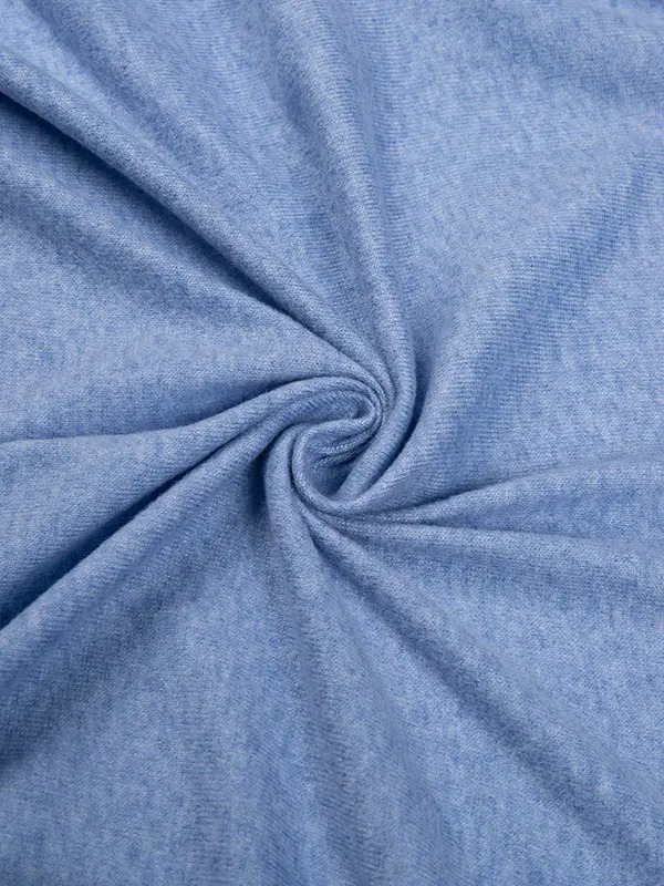 Polyester Spandex Loose Knit Flannel For Garment,Skirts,Anti Wrinle,Light Weight,P/D Or Print With Heavy Brushed. Fabric