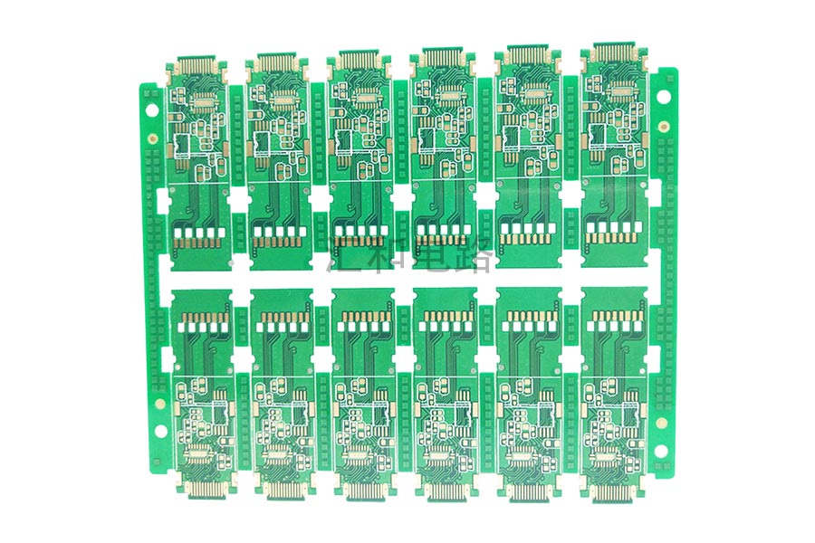 4 Layer ENIG Impedance Control Half Hole PCB Electric Circuit Board