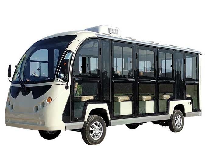 14 Seater Electric Shuttle Bus Closed Type