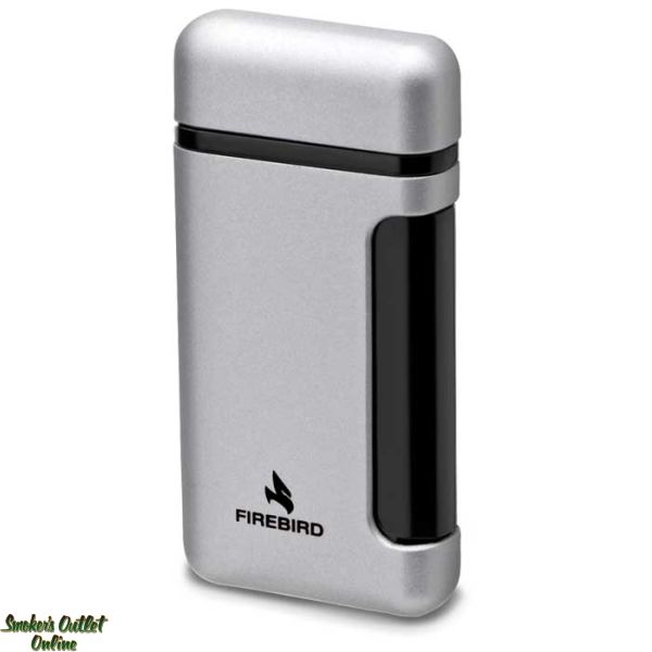 Firebird Sidewinder Jet Flame Lighter - Silver