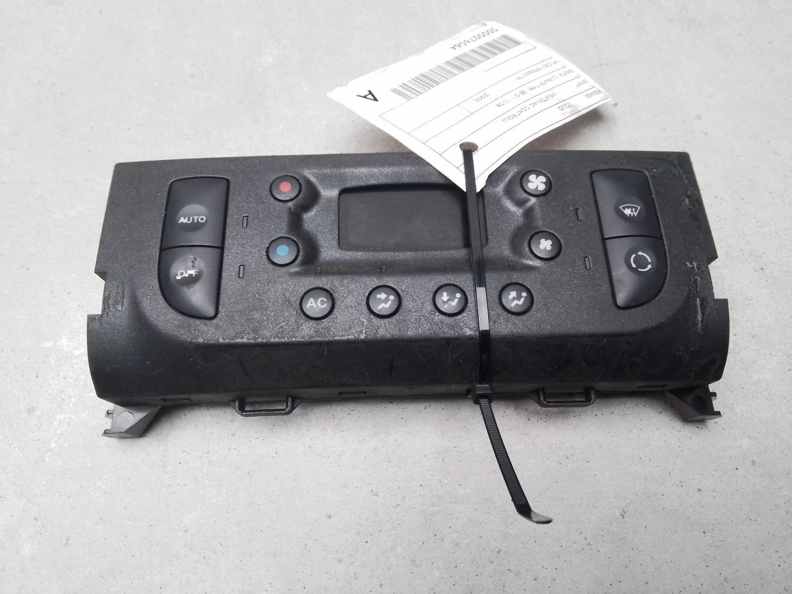 RENAULT CLIO RS SPORT HEATER/AC CONTROLS DIGITAL CLIMATE TYPE, 05/01-12/08