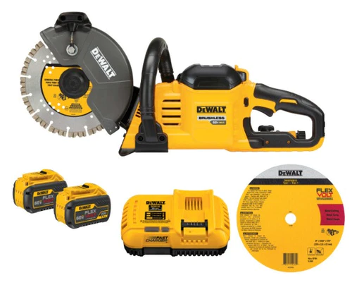 DeWALT FlexVOLT 60V MAX 9 IN Brushless Cordless CUT-OFF Saw Kit DCS692X2 - Concrete Saw