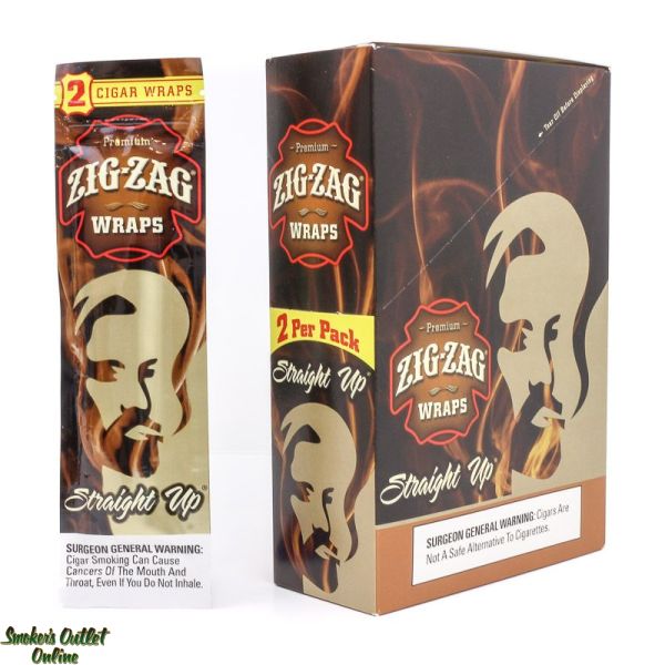 Zig Zag Premium Cigar Wrap Pouch - Straight Up