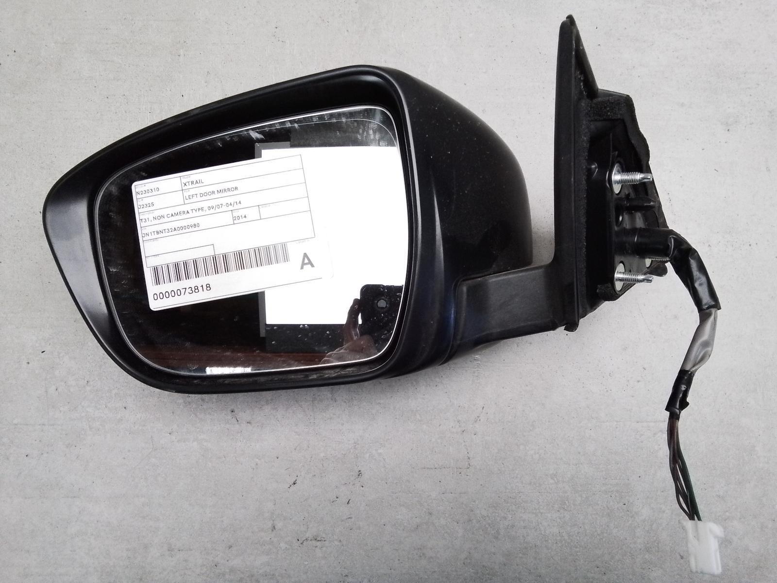 NISSAN XTRAIL LEFT DOOR MIRROR T31, NON CAMERA TYPE, 09/07-04/14