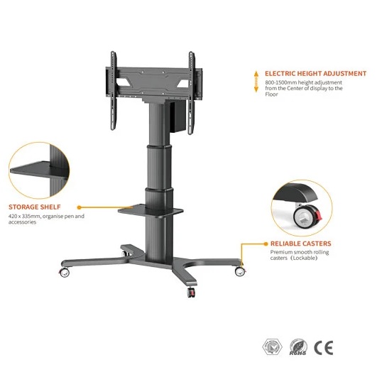 IWH3132 Electrical TV Trolley with Tilt into Table Function