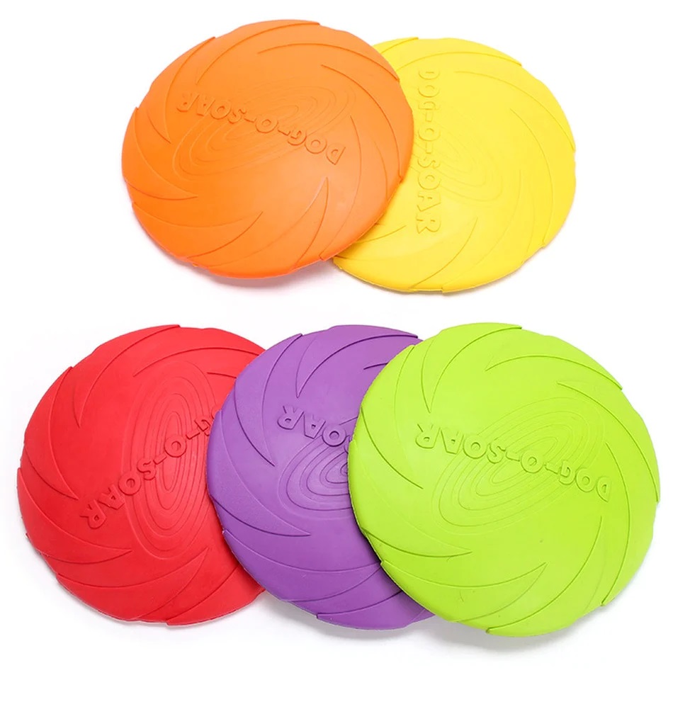 Buy Silicone Flying Disc Toy for Dogs; Saint N Mike