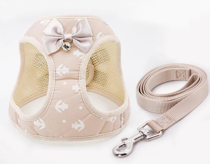 Order now! Adjustable Cat Harness, Breathable Kitten Harness Leash Set 