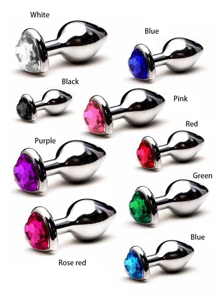 Buy Heart Shaped Diamond Butt Plug Jewelry