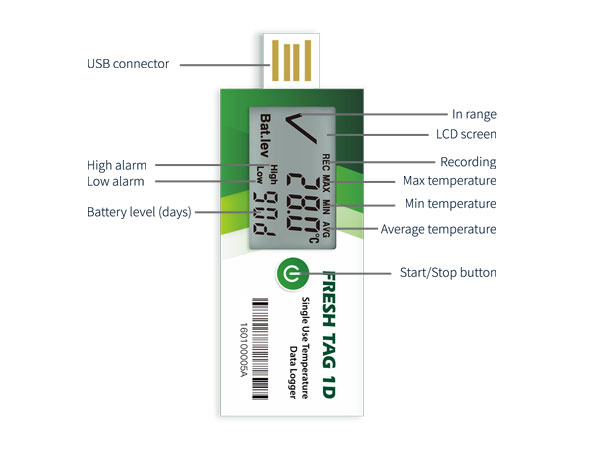 Cost-effective milk temperature data logger