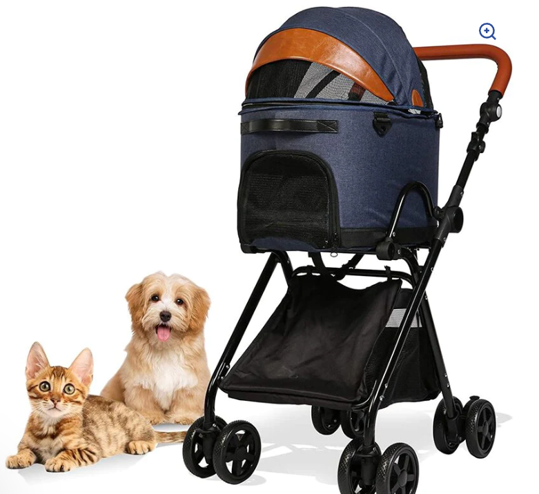 Buy Now! New Luxury Folding Pet Stroller for Medium Cats