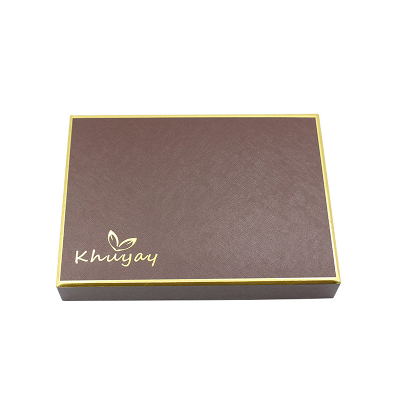 Brown Fancy Paper Compartment Chocolate Gift Packaging Box