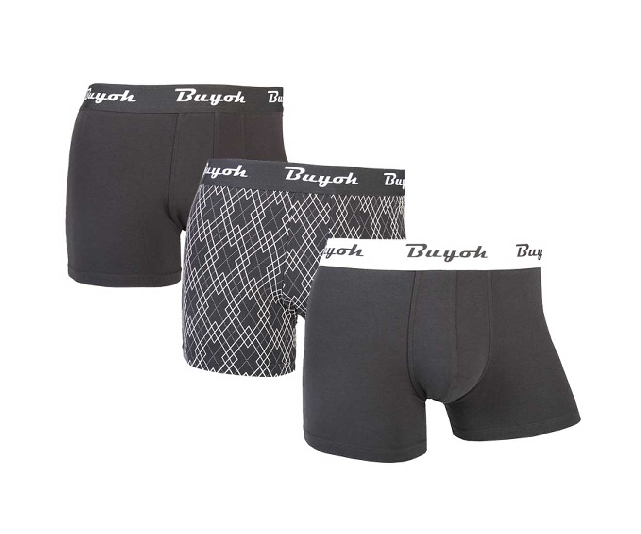 Men's Organic Cotton Boxers 3-pack