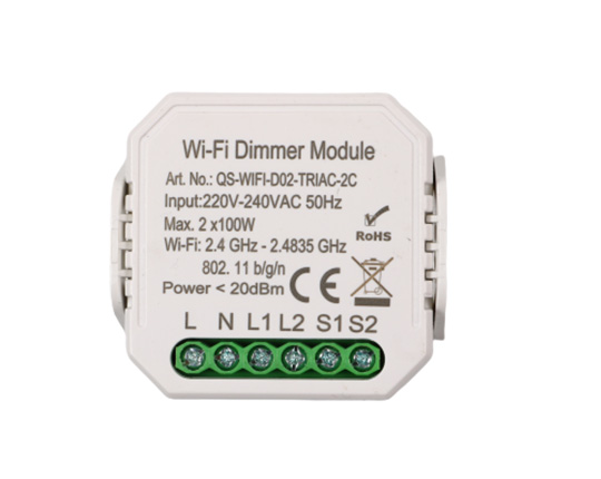 2 Gangs Wi-Fi Dimmer Module