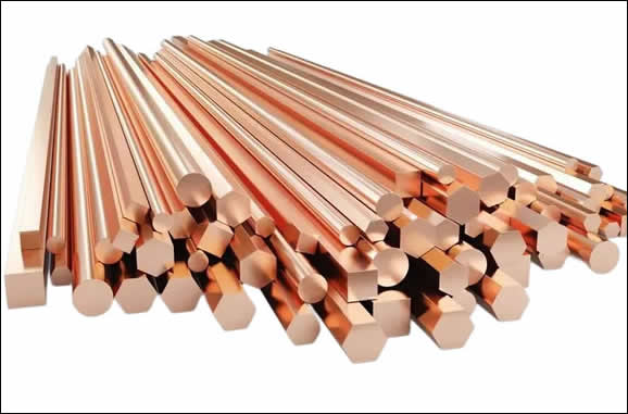 Copper Hexagonal Bar