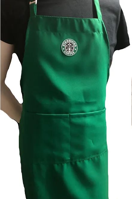 Kids Barista Green Apron Starbucks Color