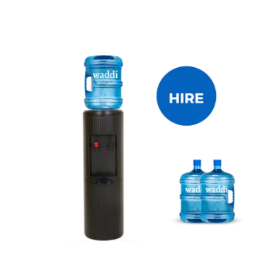 Black Glacier Water Cooler (FREESTANDING) + 4 FREE BOTTLES