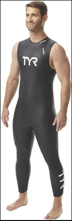 TYR Mens Sleeveless Hurricane Wetsuit Cat 1