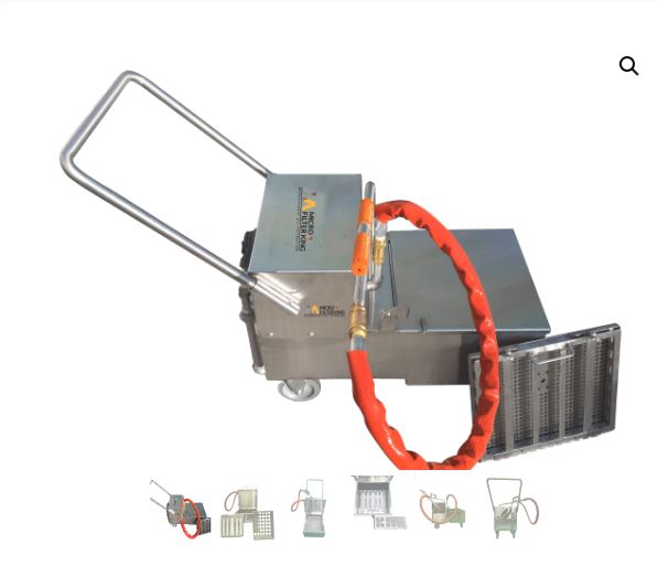 Commercial cooking oil filter machine - Micro Filter King.